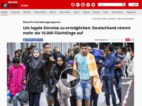 Bild zum Artikel: Neues EU-Umsiedlungsprogramm - Um legale Einreise zu ermöglichen: Deutschland nimmt mehr als 10.000 Flüchtlinge auf