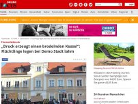 Bild zum Artikel: Fürstenfeldbruck  - „Druck erzeugt einen brodelnden Kessel“: Flüchtlinge legen bei Demo Stadt lahm