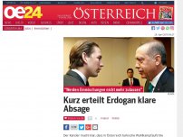 Bild zum Artikel: Kurz erteilt Erdogan klare Absage