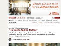 Bild zum Artikel: Juso-Chef Kühnert vor Parteitag: 'Ich wähle Andrea Nahles'