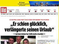 Bild zum Artikel: Im Alter von 28 Jahren - Star-DJ Avicii ist tot