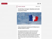 Bild zum Artikel: Handschlag verweigert: Muslimin darf nicht Französin werden