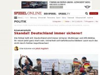 Bild zum Artikel: Kriminalstatistik: Skandal! Deutschland immer sicherer!
