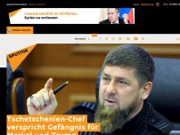 Bild zum Artikel: Tschetschenien-Chef verspricht Gefängnis für Merkel und Trump