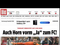 Bild zum Artikel: Verzicht auf 2 Mio Euro - Auch Horn vorm „Ja“ zum FC!