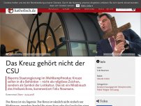 Bild zum Artikel: Das Kreuz gehört nicht der CSU