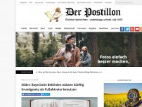 Bild zum Artikel: Söder: Bayerische Behörden müssen künftig Grundgesetz als Fußabtreter benutzen