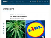 Bild zum Artikel: Lidl verkauft jetzt Cannabis