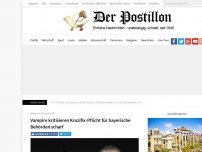 Bild zum Artikel: Vampire kritisieren Kruzifix-Pflicht für bayerische Behörden scharf