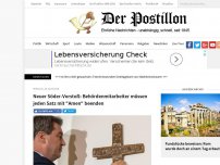 Bild zum Artikel: Neuer Söder-Vorstoß: Behördenmitarbeiter müssen jeden Satz mit 'Amen' beenden