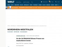 Bild zum Artikel: An der Uni Bielefeld können Frauen nun masturbieren lernen