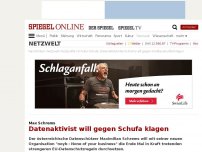 Bild zum Artikel: Max Schrems: Datenaktivist will gegen Schufa klagen