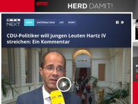 Bild zum Artikel: CDU-Politiker will jungen Leuten Hartz IV streichen: Ein Kommentar