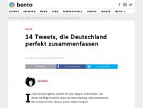 Bild zum Artikel: 14 Tweets, die Deutschland perfekt zusammenfassen