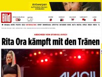 Bild zum Artikel: Rita Ora - Tränen für toten Avicii
