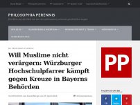 Bild zum Artikel: Will Muslime nicht verärgern: Würzburger Hochschulpfarrer kämpft gegen Kreuze in Bayerns Behörden