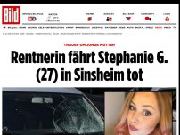 Bild zum Artikel: Trauer um junge Mutter - Rentnerin fährt Stephanie G. (27) in Sinsheim tot