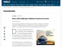 Bild zum Artikel: Mann reißt elfjährigem Mädchen Kopftuch herunter 