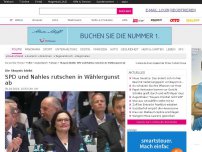 Bild zum Artikel: Skepsis bleibt: SPD und Nahles rutschen in Wählergunst ab