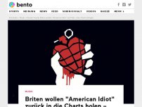 Bild zum Artikel: Briten wollen 'American Idiot' zurück in die Charts holen – pünktlich zum Trump-Besuch