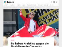 Bild zum Artikel: So spielen Kraftklub gegen die Nazi-Demo in Chemnitz an