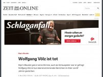 Bild zum Artikel: Käpt'n Blaubär: Wolfgang Völz ist tot
