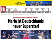 Bild zum Artikel: DSDS-Entscheidung - Marie ist Deutschlands neuer Superstar!