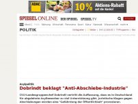 Bild zum Artikel: Asylpolitik: Dobrindt beklagt 'Anti-Abschiebe-Industrie'