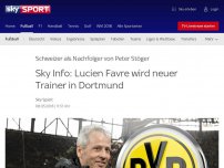 Bild zum Artikel: Sky-Info: BVB und Lucien Favre über Wechsel einig