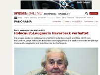 Bild zum Artikel: Nach verweigertem Haftantritt: Holocaust-Leugnerin Haverbeck verhaftet