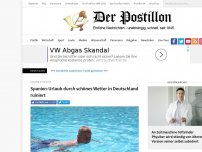 Bild zum Artikel: Spanien-Urlaub durch schönes Wetter in Deutschland ruiniert