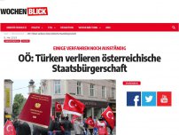 Bild zum Artikel: OÖ: Türken verlieren österreichische Staatsbürgerschaft