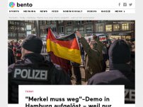 Bild zum Artikel: 'Merkel muss weg'-Demo in Hamburg aufgelöst – weil nur fünf Leute kamen