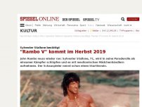 Bild zum Artikel: Sylvester Stallone bestätigt: 'Rambo V' kommt im Herbst 2019