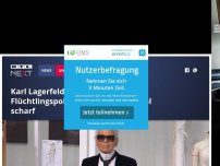 Bild zum Artikel: Karl Lagerfeld will deutsche Staatsangehörigkeit zurückgeben: 'Ich hasse Merkel'