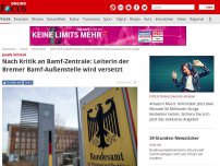 Bild zum Artikel: Josefa Schmid - Nach Kritik an Bamf-Zentrale: Leiterin der Bremer Bamf-Außenstelle wird versetzt