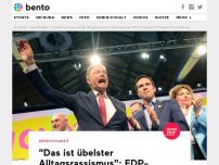 Bild zum Artikel: 'Das ist übelster Alltagsrassismus': FDP-Mitglied tritt nach Lindners Rede aus