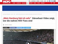 Bild zum Artikel: „Mein Hamburg lieb ich sehr“: Gänsehaut-Video zeigt, wer die wahren HSV-Fans sind