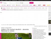Bild zum Artikel: Umfrage zur Bayern-Wahl: Söders CSU verliert deutlich – Absolute Mehrheit in Gefahr