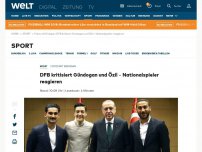 Bild zum Artikel: DFB kritisiert Gündogan und Özil – Nationalspieler reagieren
