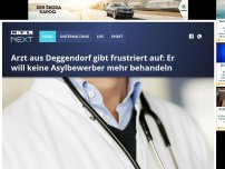 Bild zum Artikel: Arzt aus Deggendorf gibt frustriert auf: Er will keine Asylbewerber mehr behandeln
