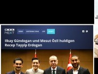 Bild zum Artikel: Ilkay Gündogan und Mesut Özil treffen Recep Tayyip Erdogan in London