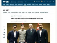 Bild zum Artikel: Deutsche Nationalspieler posieren mit Erdogan
