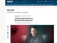 Bild zum Artikel: AfD zieht gegen Merkel vor das Bundesverfassungsgericht
