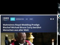 Bild zum Artikel: Wahnsinns Royal-Wedding-Predigt: Bischof Michael Bruce Curry berührt Menschen aus aller Welt