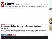 Bild zum Artikel: Siegerehrung geschwänzt: Die unsportlichen Bayern haben das Verlieren verlernt