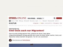 Bild zum Artikel: Diskriminierung: Sind Ossis auch nur Migranten?