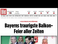 Bild zum Artikel: Live-Stream aus München - Bayerns traurigste Balkon- Feier aller Zeiten