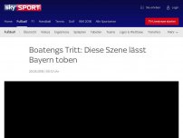 Bild zum Artikel: Boatengs Tritt: Diese Szene lässt Bayern toben