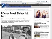 Bild zum Artikel: Zürich: Pfarrer Ernst Sieber ist verstorben